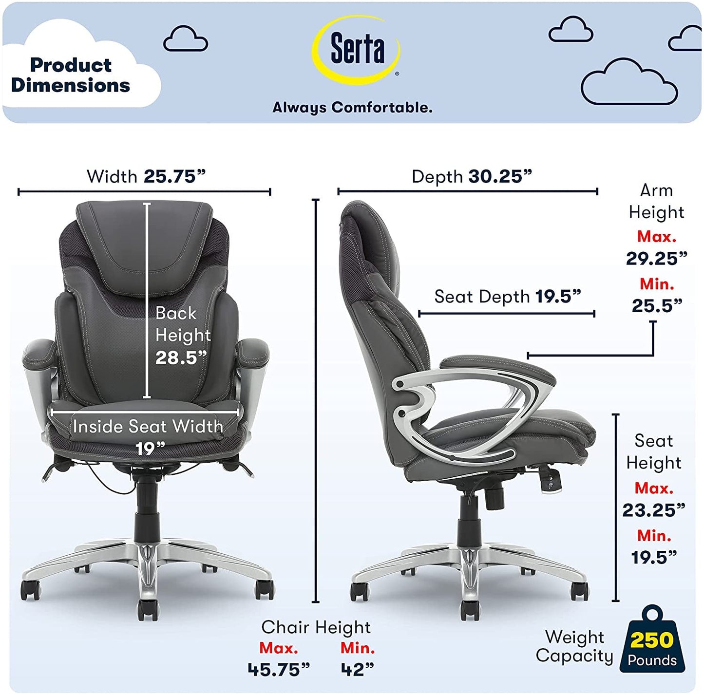 Ergonomic High-Back Executive Chair for Health and Wellness-2