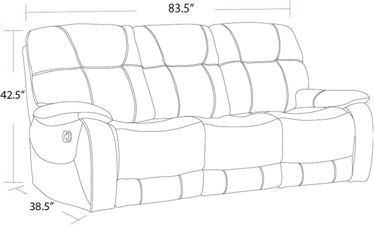 Cooper - Shadow Grey Manual Reclining Sofa and Recliner-2
