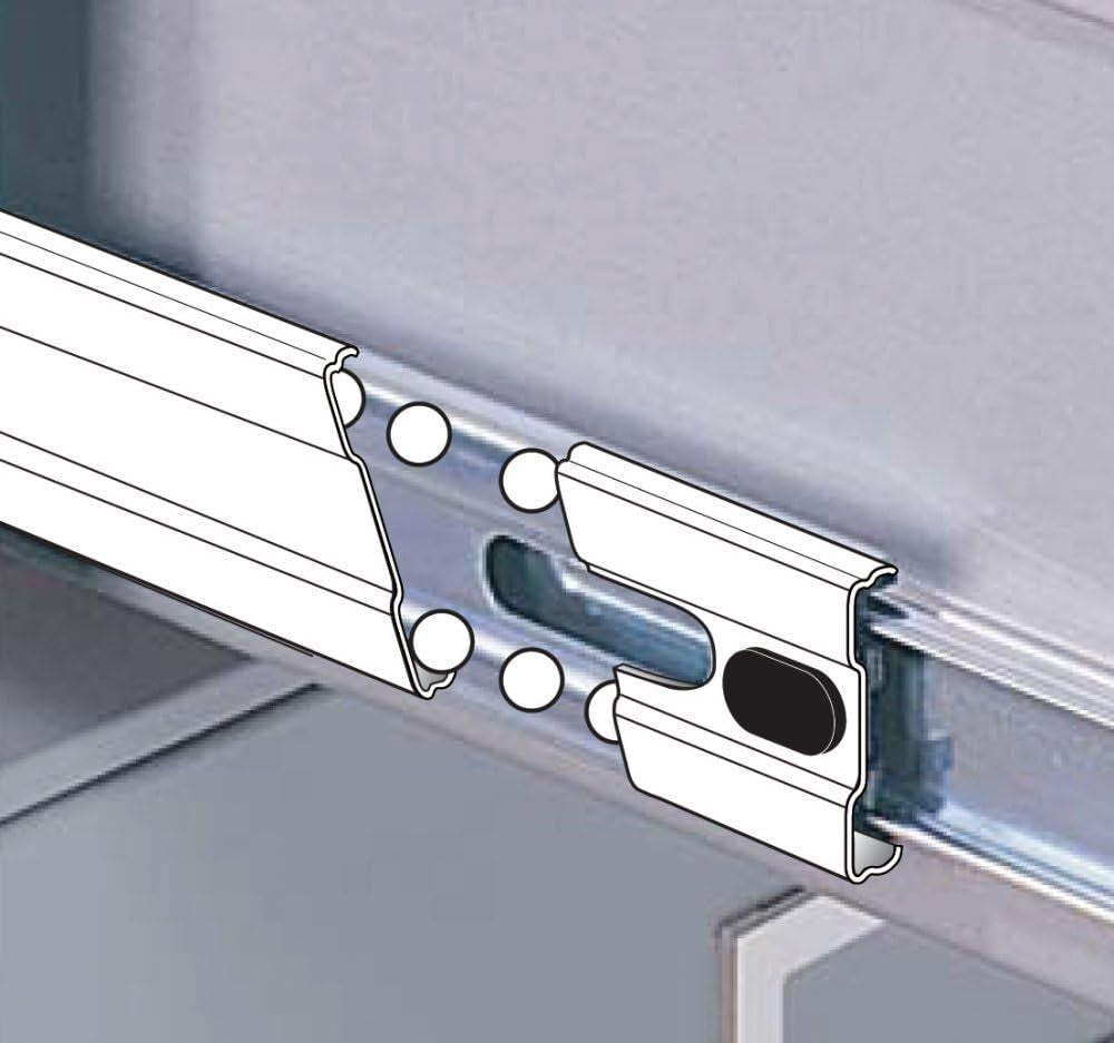 60550 Lateral File,5-Drawer,42-Inch X18-5/8-Inch X67-5/8-Inch,Black-3