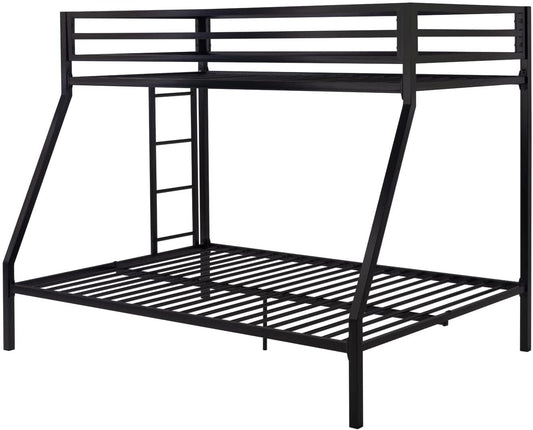 Low Bunk Bed with Slide, Twin-Over-Twin, Clay-1