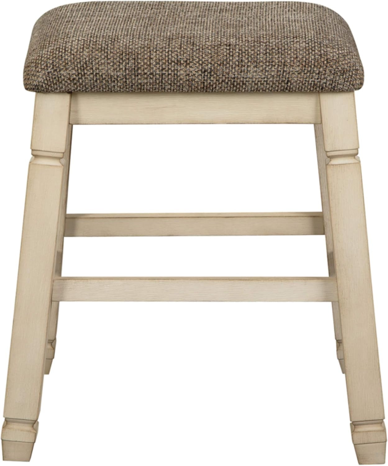 Bolanburg Farmhouse 24" Counter Height Upholstered Barstool, 2 Count, Whitewash-3