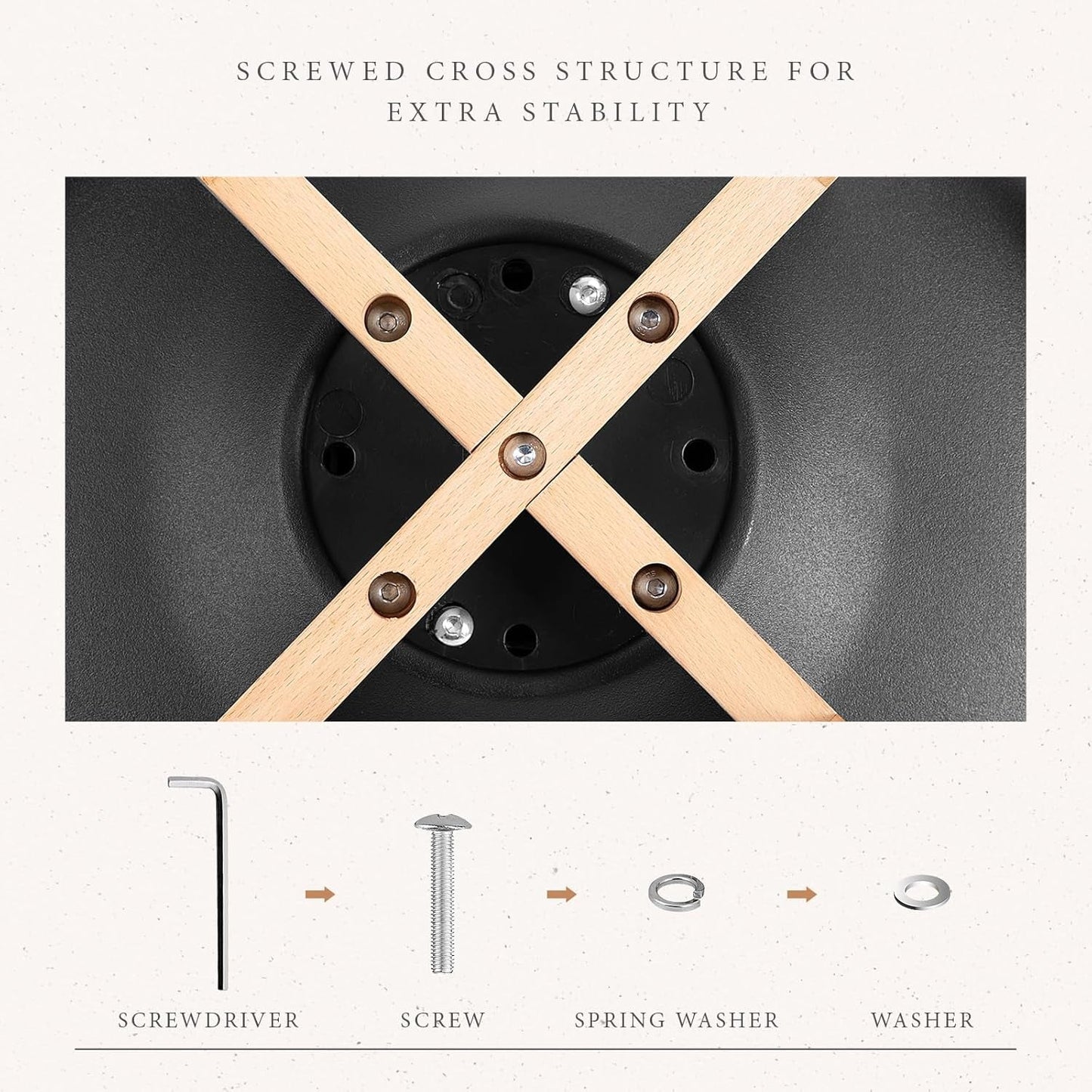 Dining Chairs, Dining Chairs Set of 4, Dining Room Chairs, Kitchen Chairs, Mid Century Modern Chairs, PU Leather Upholstered Chairs with Wood Legs, Kitchen & Dining Room Chairs, Black-4