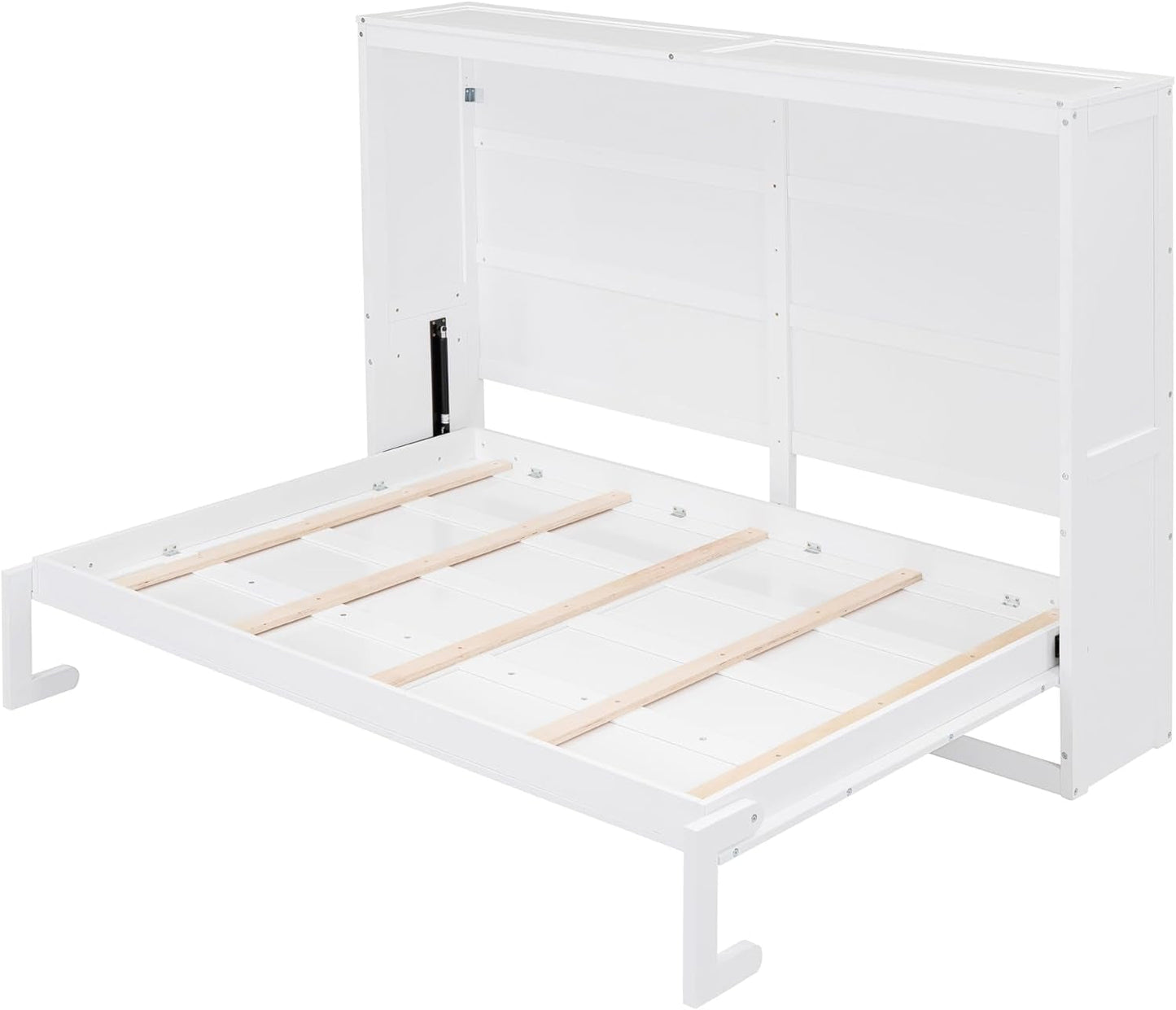 Space Saving Queen Murphy Bed No Boxspring-4