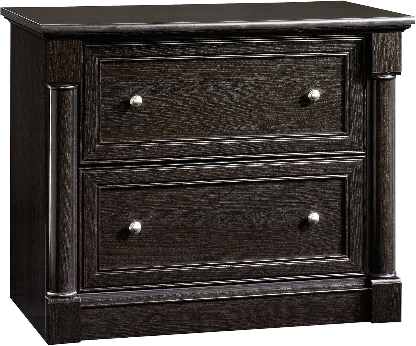 Palladia 2 Drawer File Cabinet, Lateral Filing Cabinets for Home Office, Hanging File Folders Organizer, Interlocking Drawers, in Wind Oak Finish-0