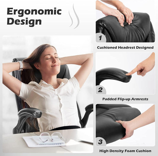 Ergonomic Executive Chair with High Back Support-1