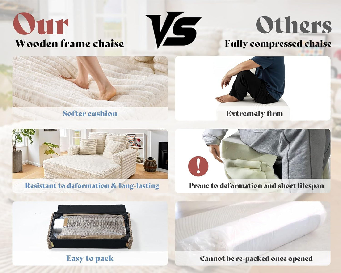 Brown Plush Indoor Sleeper Chair with Pillows-4