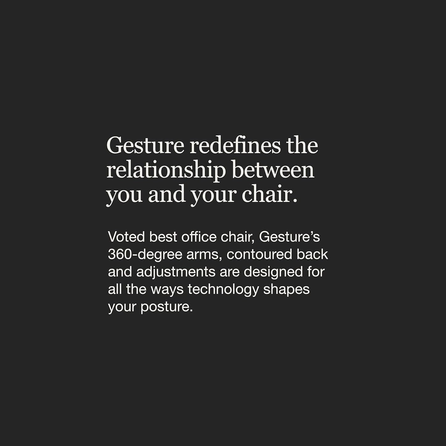 Gesture Office Chair - Ergonomic Work Chair with Wheels for Carpet - Comfortable Office Chair - Intuitive-To-Adjust Chairs for Desk - 360-Degree Arms - Coconut Yellow Fabric-4