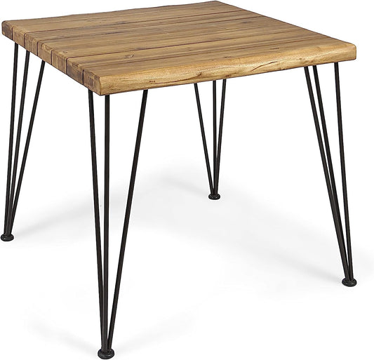 Industrial Acacia Wood Dining Table-1