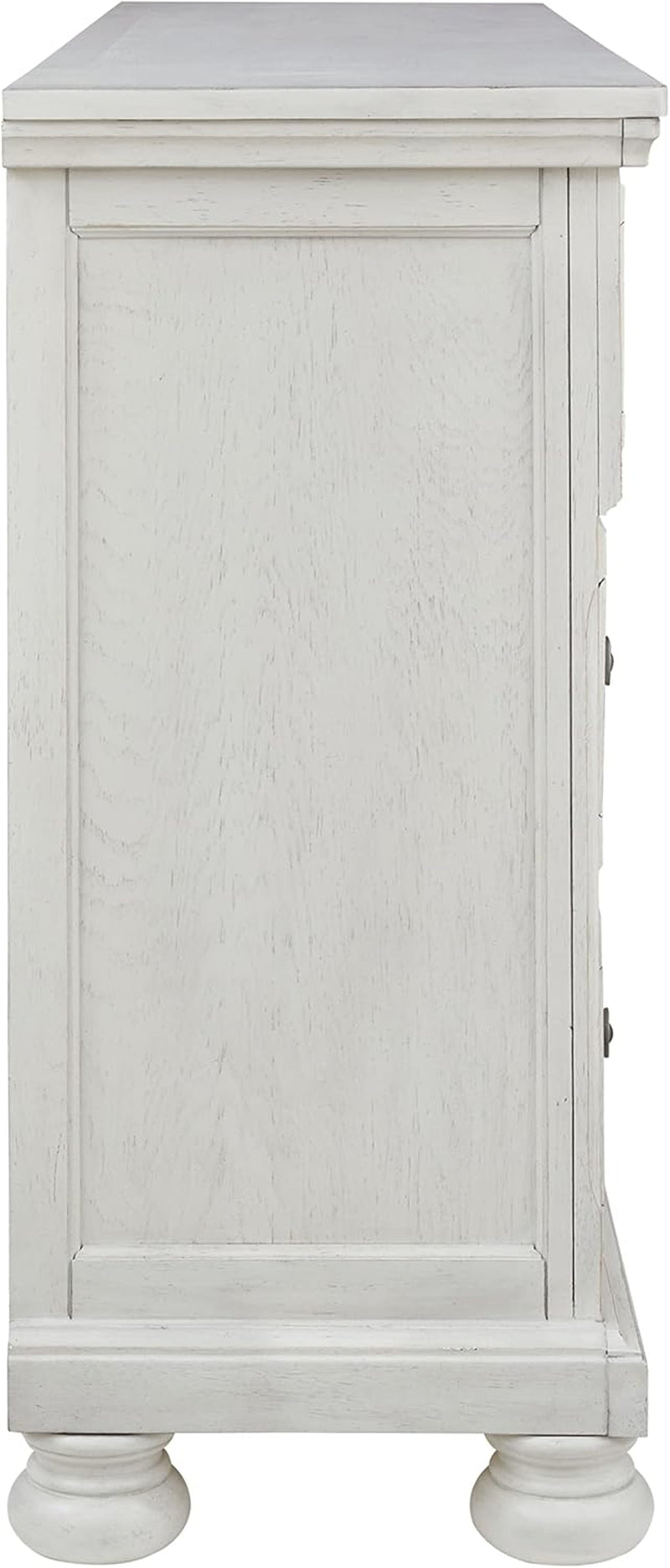 Robbinsdale Traditional 7 Drawer Dresser, Antique White-4