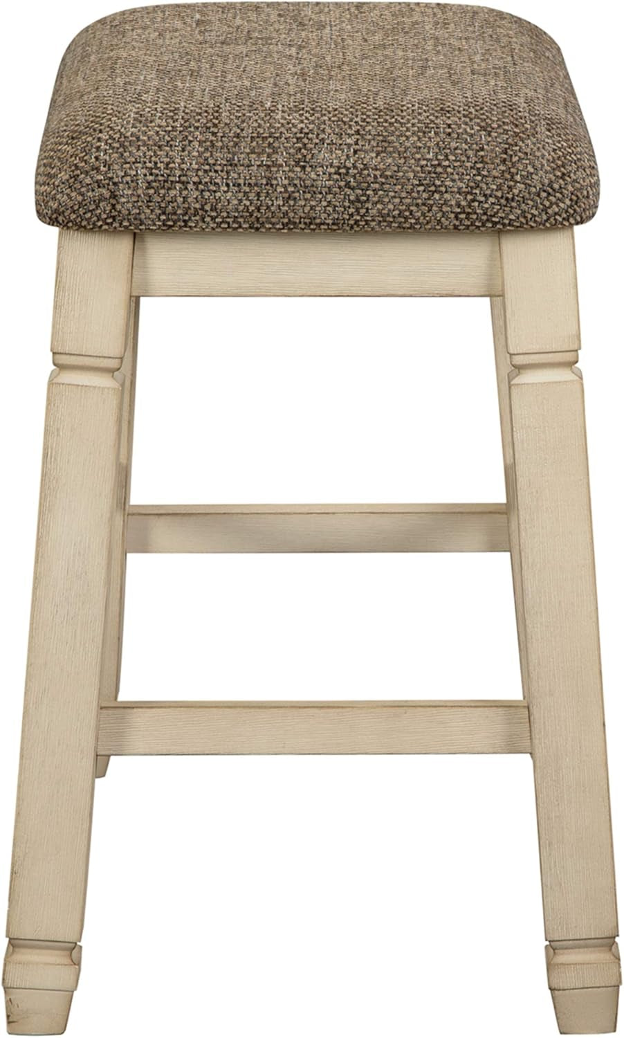 Bolanburg Farmhouse 24" Counter Height Upholstered Barstool, 2 Count, Whitewash-4