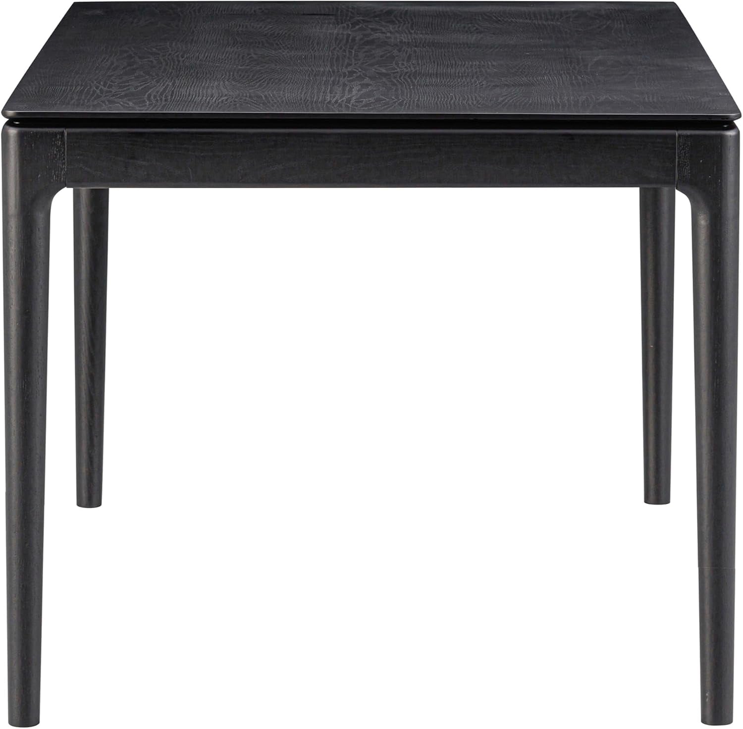 Mingle 55 Inch Modern Design, Rectangular Dinner Table for Dining Room, Living Room Furniture, Effortless Assembly, Burnt Black-4