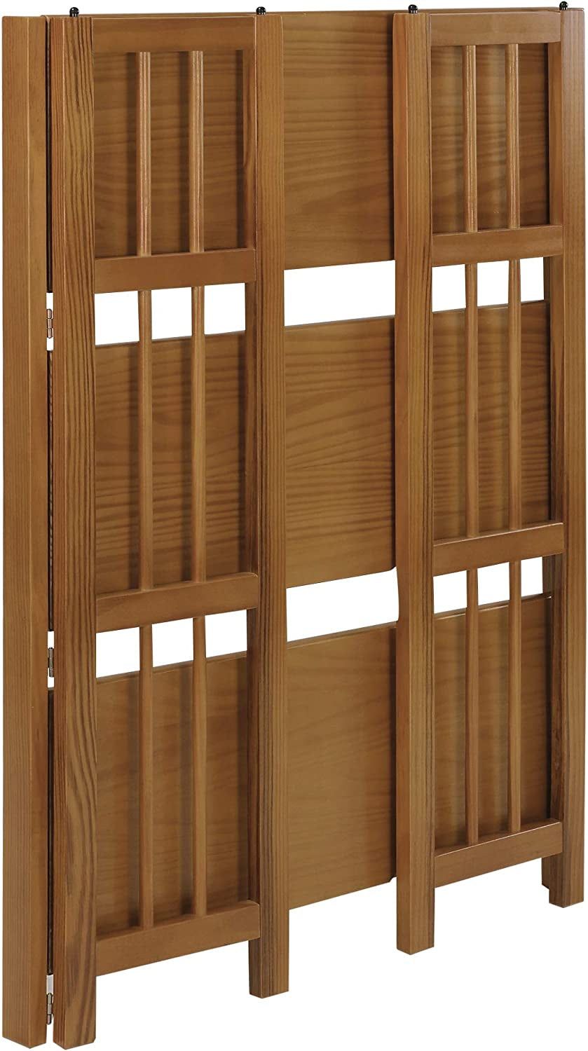 Stackable Chestnut Bookcase - 3 Shelves, 27.5″ Wide-4