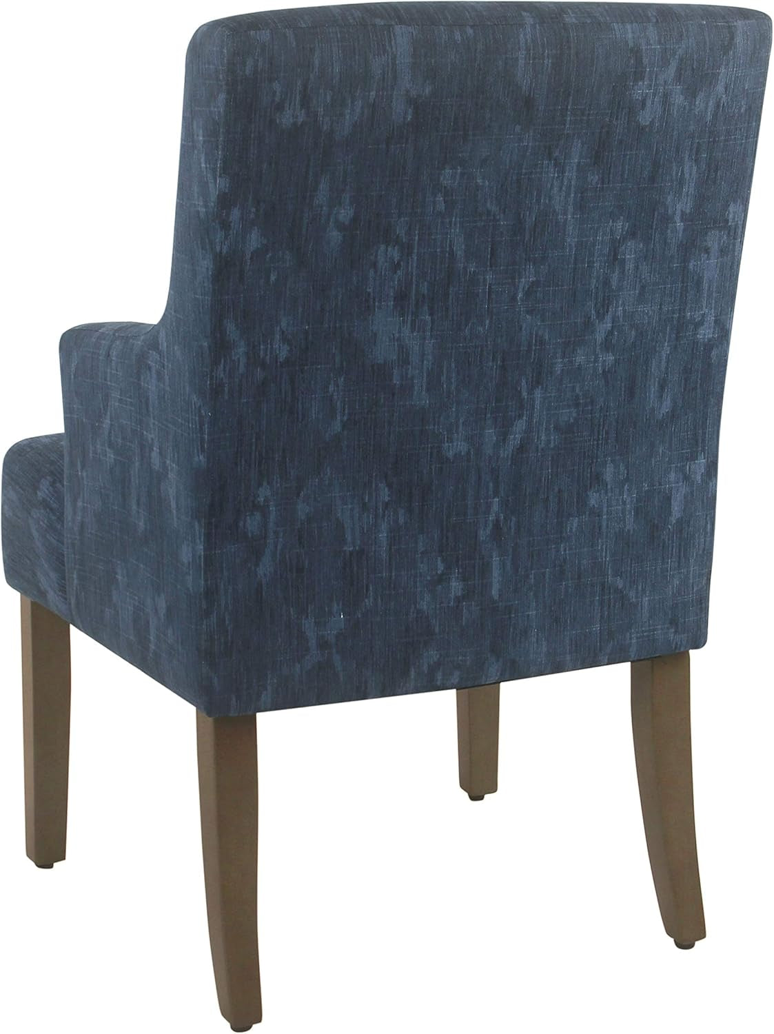 Home Decor | Upholstered Anywhere Dining Chair | Accent Chairs for Living Room & Bedroom | Decorative Home Furniture (Blue Demask)-4