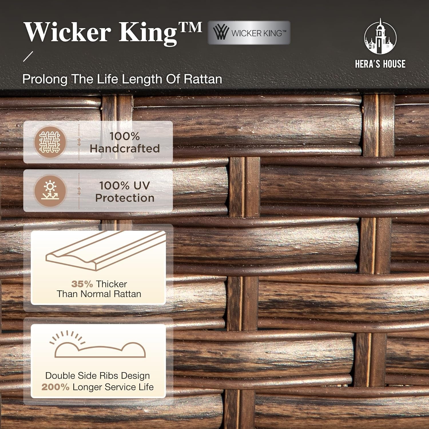 4 Piece Patio Furniture Set, 2 X Cushioned Metal Chair, 1 X 3-Seat Sofa with Coffee Table, All Cushioned 5 Seats Patio Conversation Set for Lawn Garden Backyard Deck, Grey-2