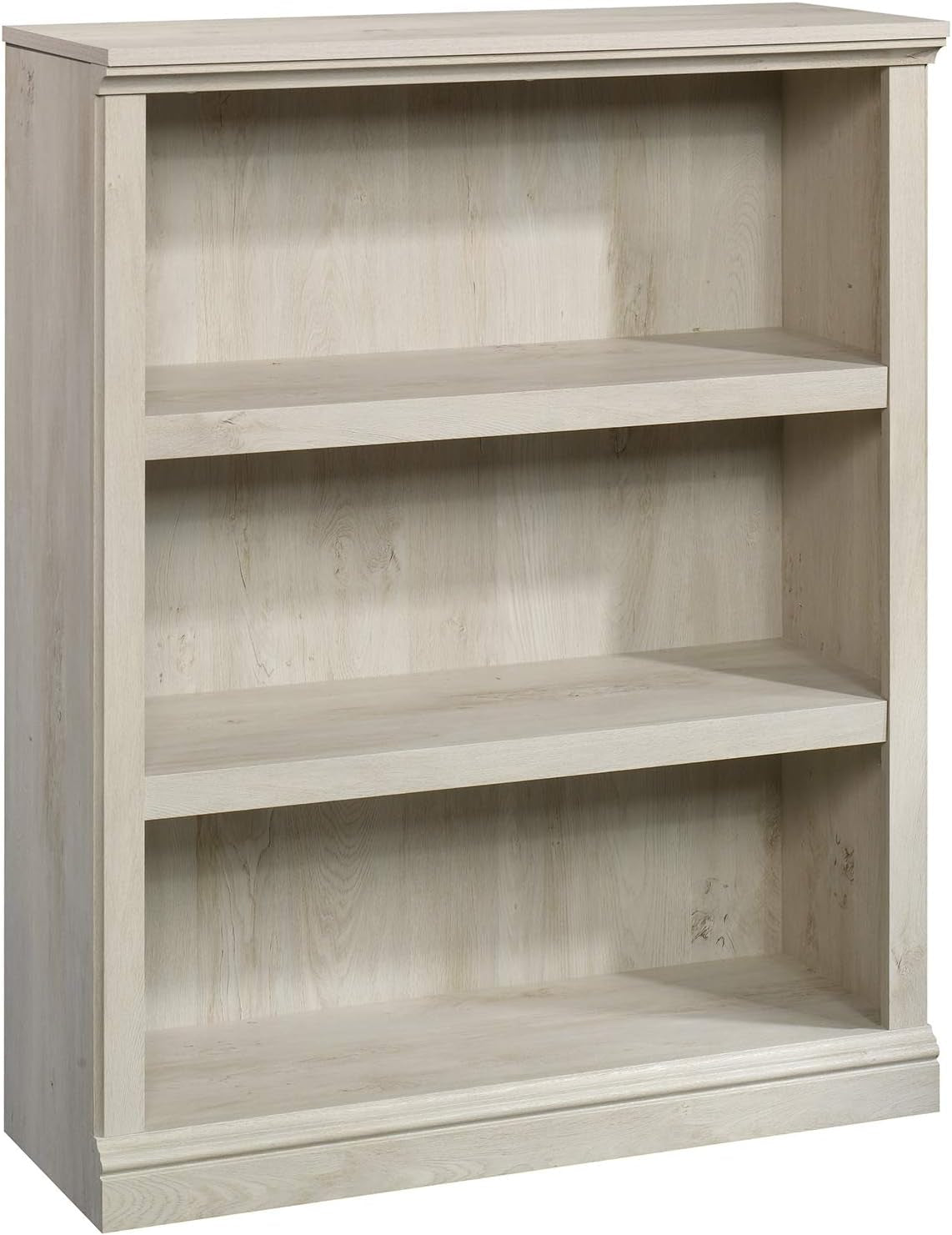 Miscellaneous Storage 3-Shelf Bookcase/ Book Shelf, Chalked Chestnut Finish-0