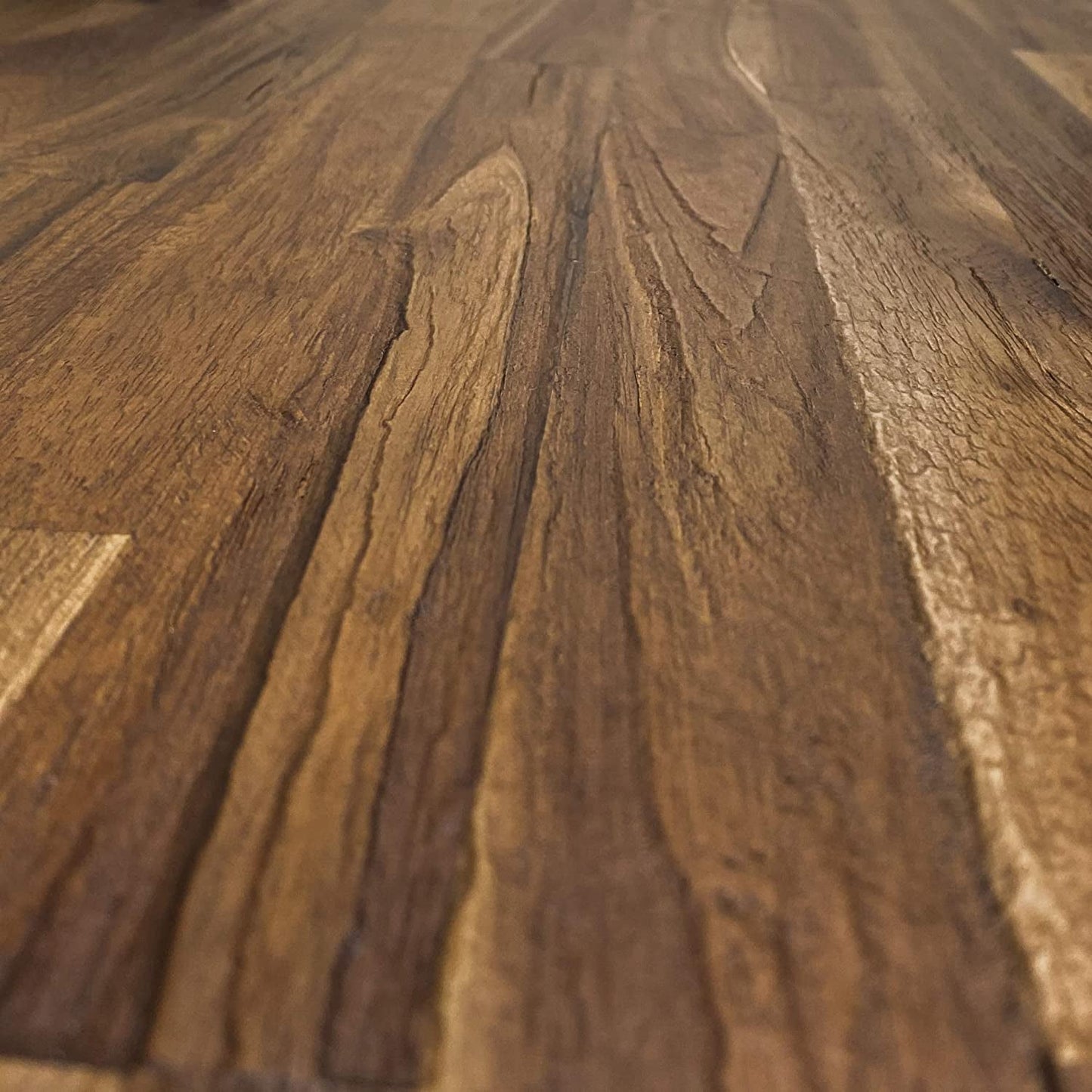 Wooden Rectangular Dining Table, Antique Walnut Finish-4