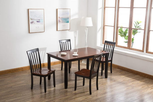 Bloomington Dining Chair, Black/Cherry, Set of 2-1