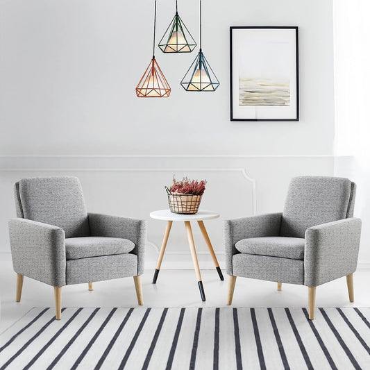 Mid-Century Modern Armchair Set for Home Décor-0