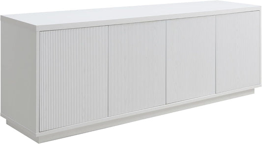 Hanson Rectangular TV Stand for Tv'S up to 75", White-0