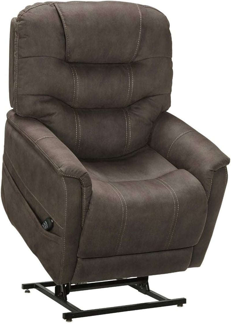 Ballister Contemporary Power Lift Recliner, Brown-4