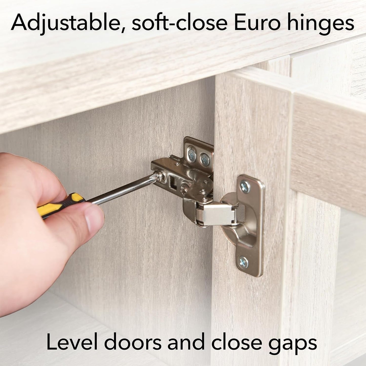 Hanson TV Stand, 70" Wide, Alder White-4