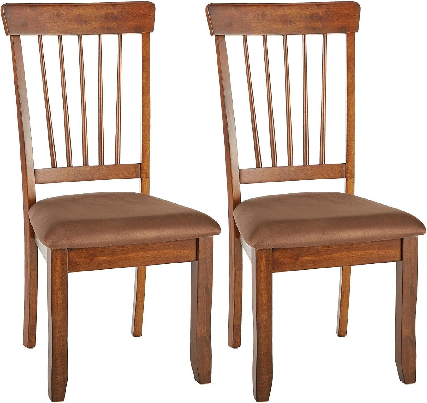 Berringer 18" Rustic Dining Chair with Cushions, 2 Count, Brown-0