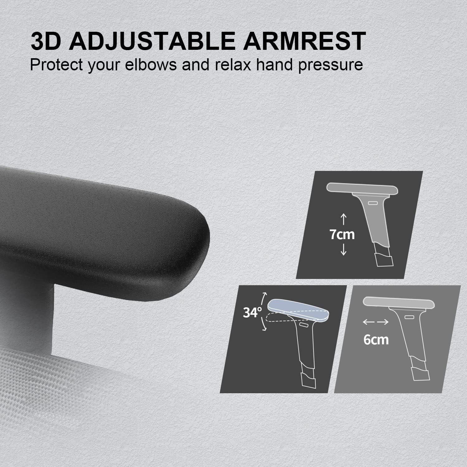 Ergonomic Mesh Office Chair with Adjustable Features-3