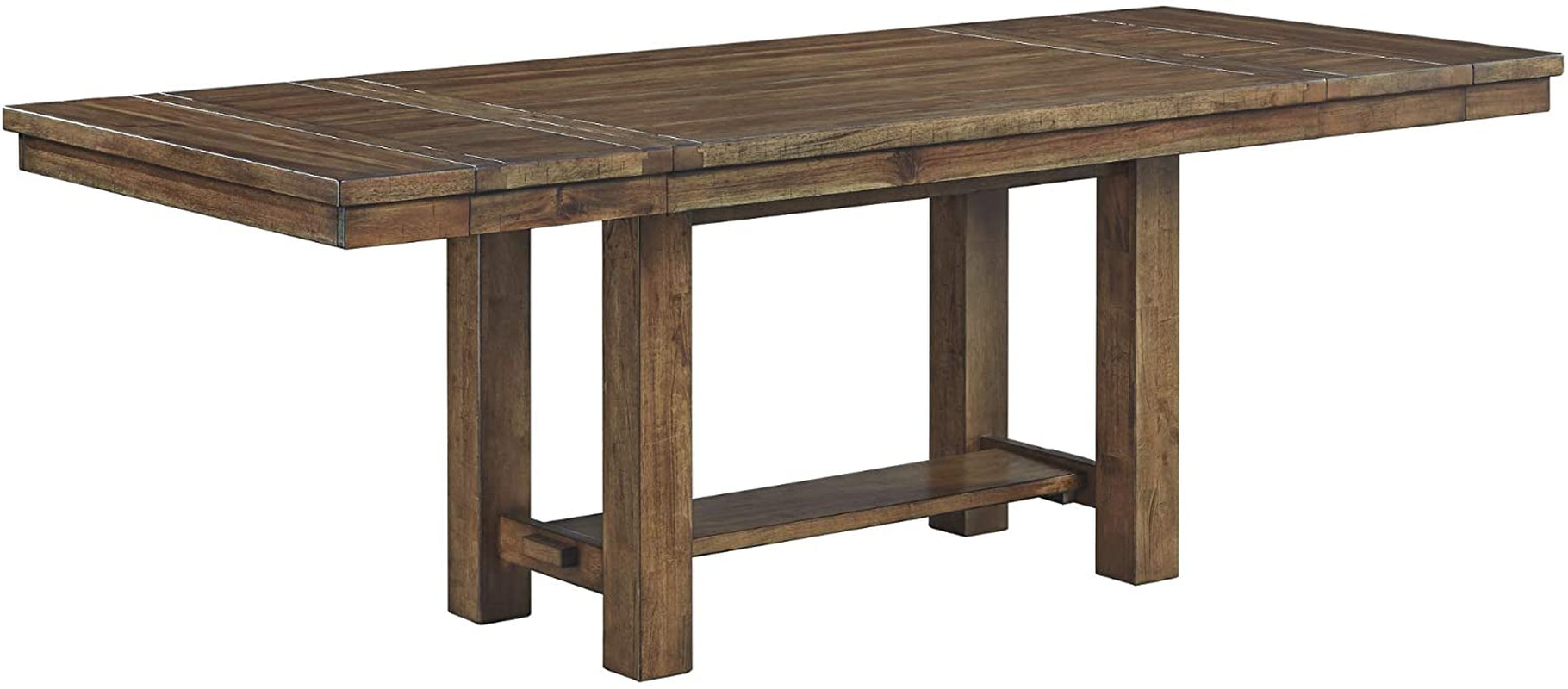 Moriville Farmhouse Dining Extension Table, Seats up to 8-1