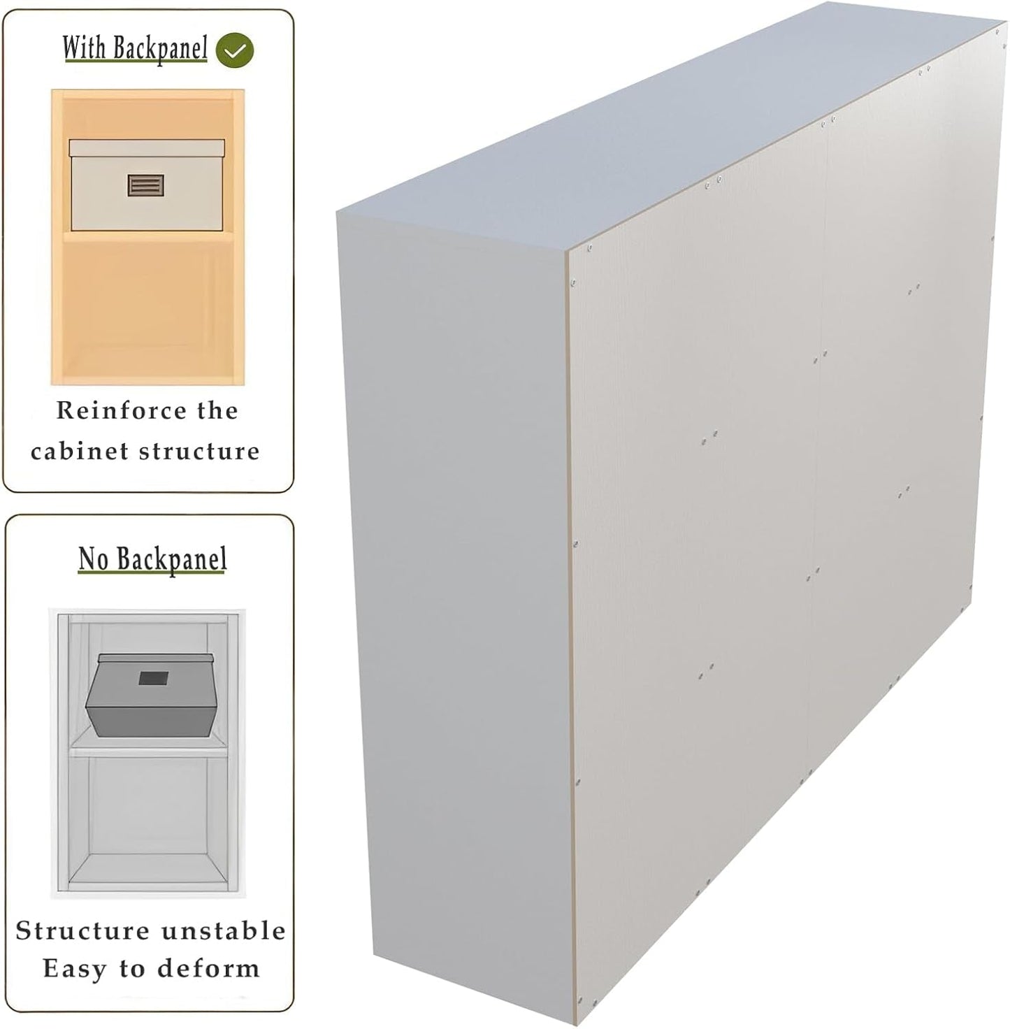 12-Cube Storage Shelf Bookcase - Wooden 3-Tier Floor Standing Open Bookshelf for Home and Office, Display Cabinet, Warm White-4