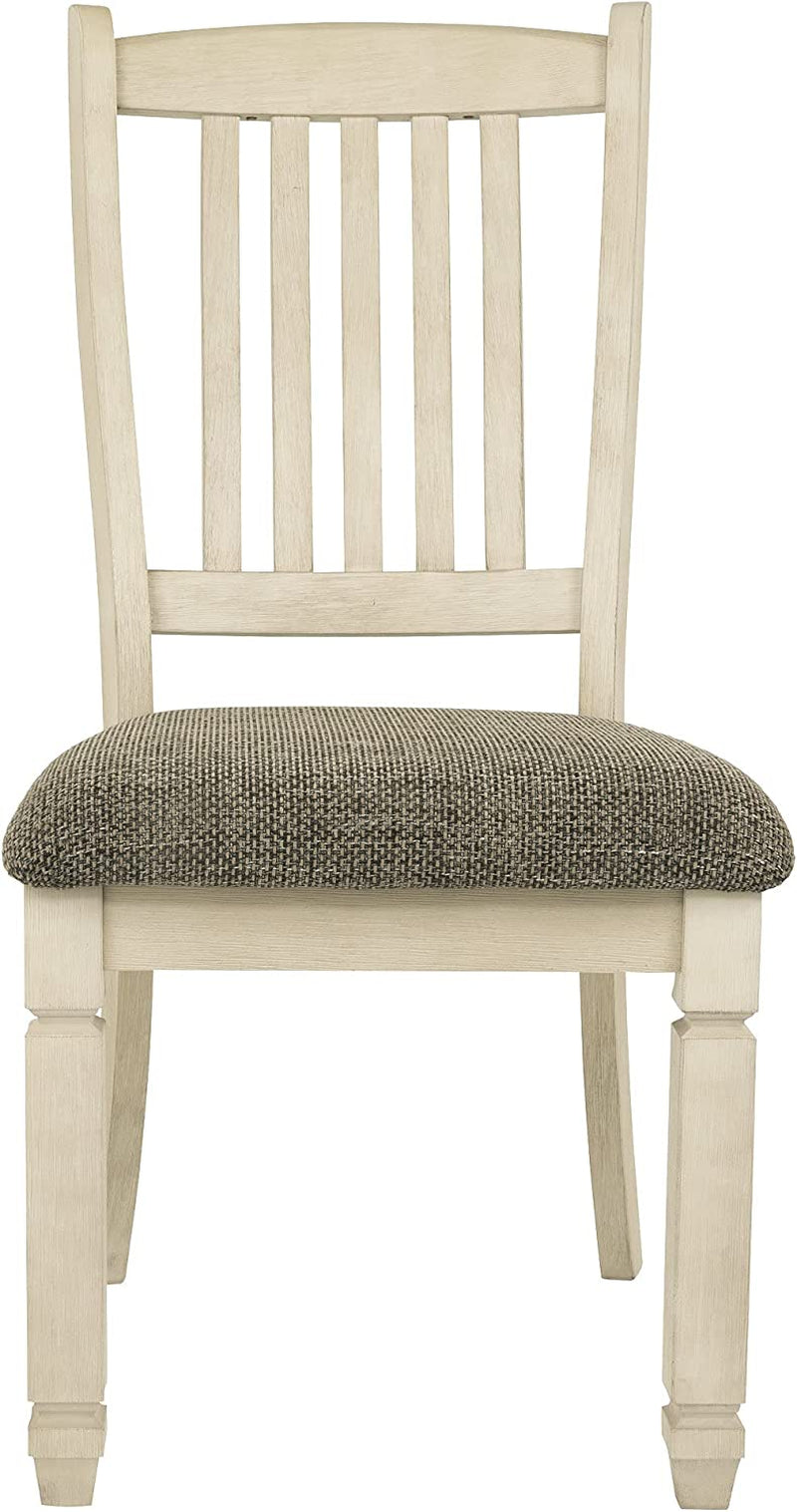 Bolanburg 20" Upholstered Dining Room Chair, Set of 2, Antique White-3