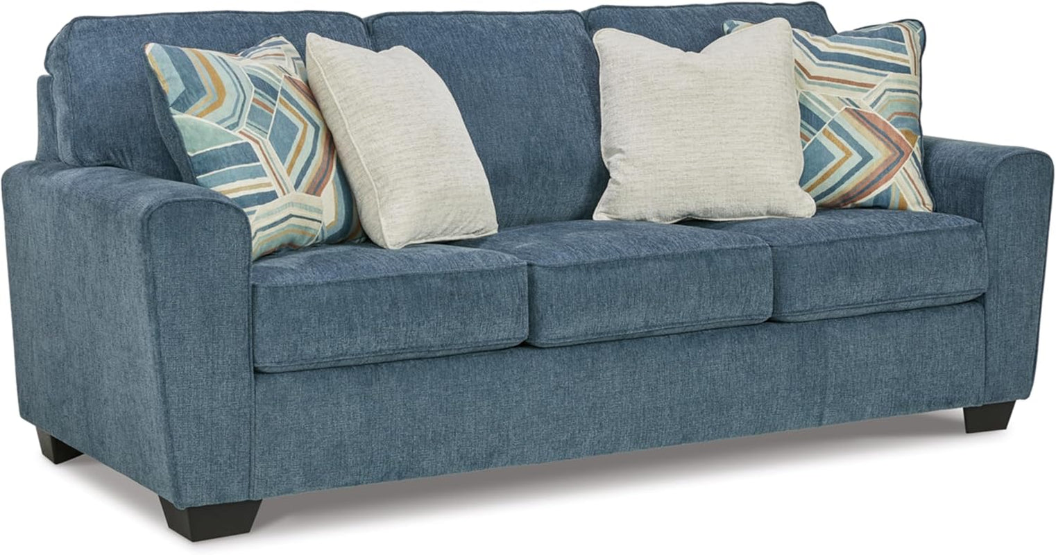 Cashton Casual Sofa for Living Room, Blue-0