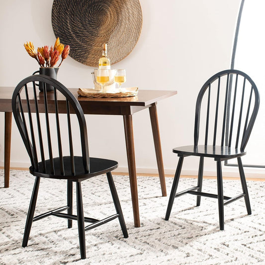 Home Camden 18-Inch Farmhouse Black Spindle Back-1