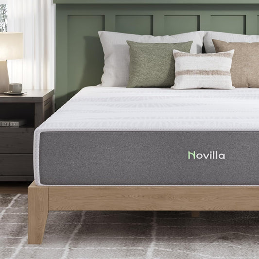 Twin Memory Foam Mattress Medium-Firm, 10", Cooling Gel-0
