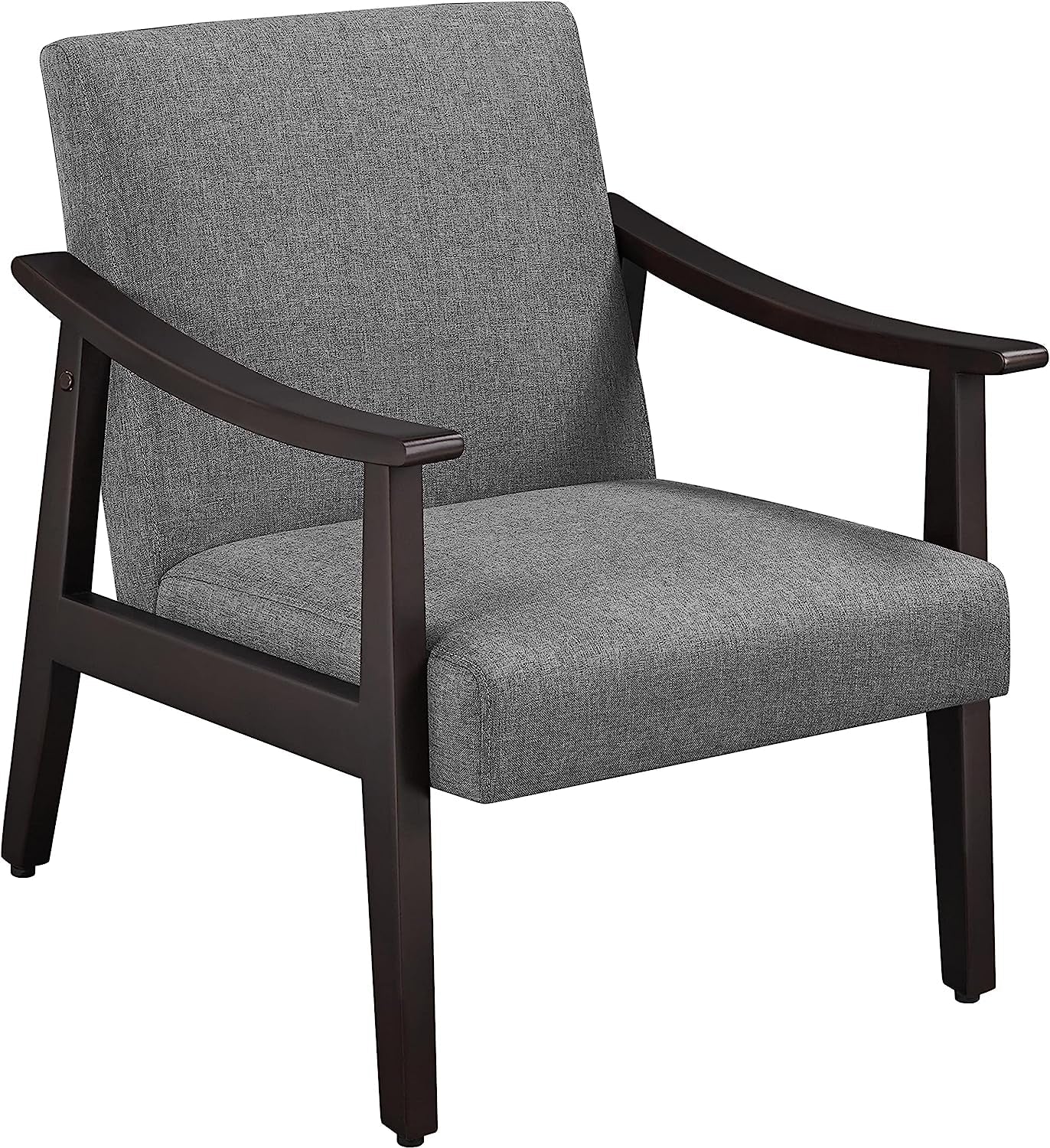 Modern Minimalist Dark Gray Accent Chair-1