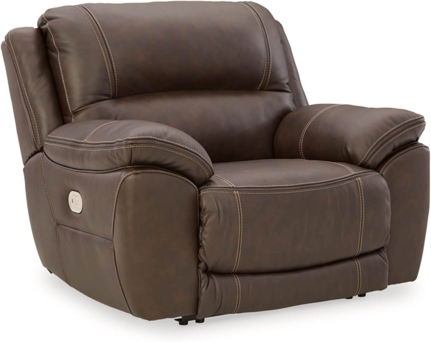 Dunleith Zero Wall Recliner with Power Headrest, Brown-0