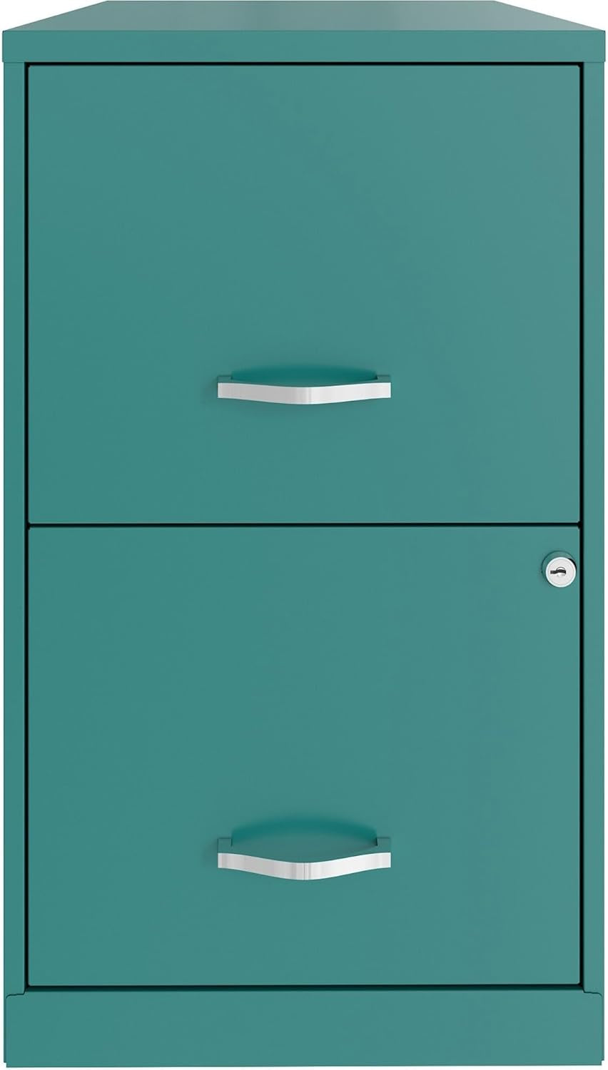2-Drawer File Cabinet, 14.2" X 18" X 24.5", Teal-3