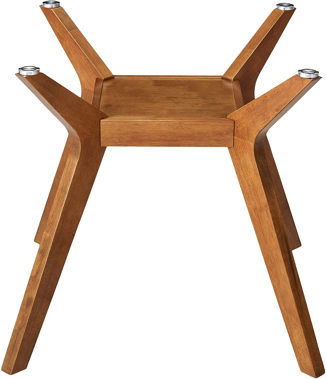 Paxton Mid Century Modern Wood Table Base Only-1