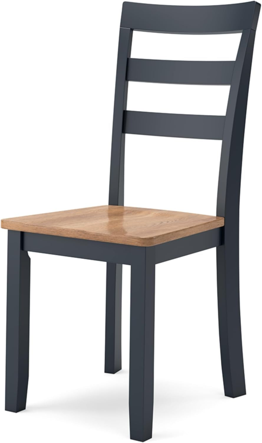 Gesthaven Solid Wood Frame Dining Chair, Set of 2, White/Natural-3