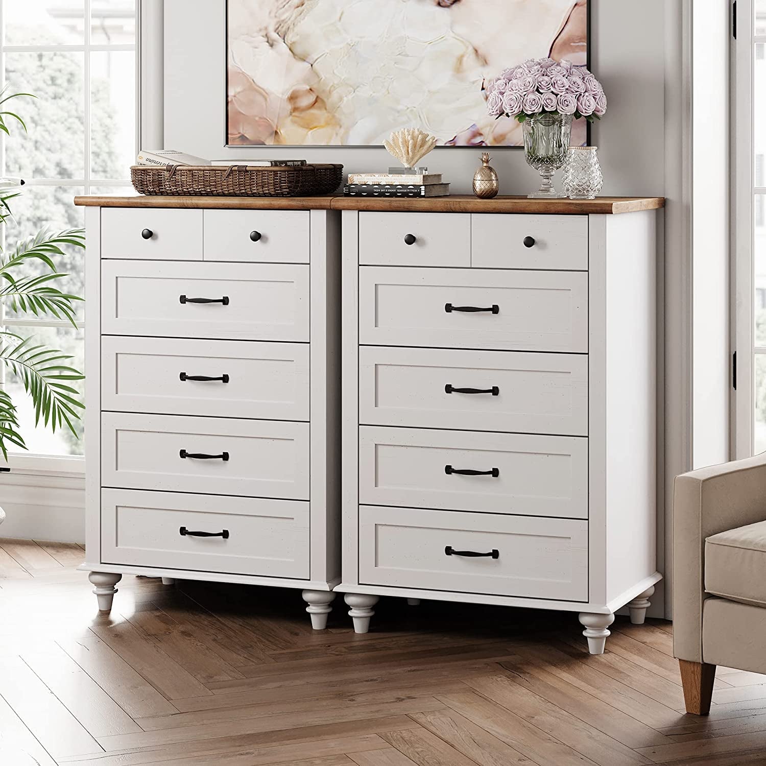 Mid Century 10 Drawer Dresser and TV Stand-3