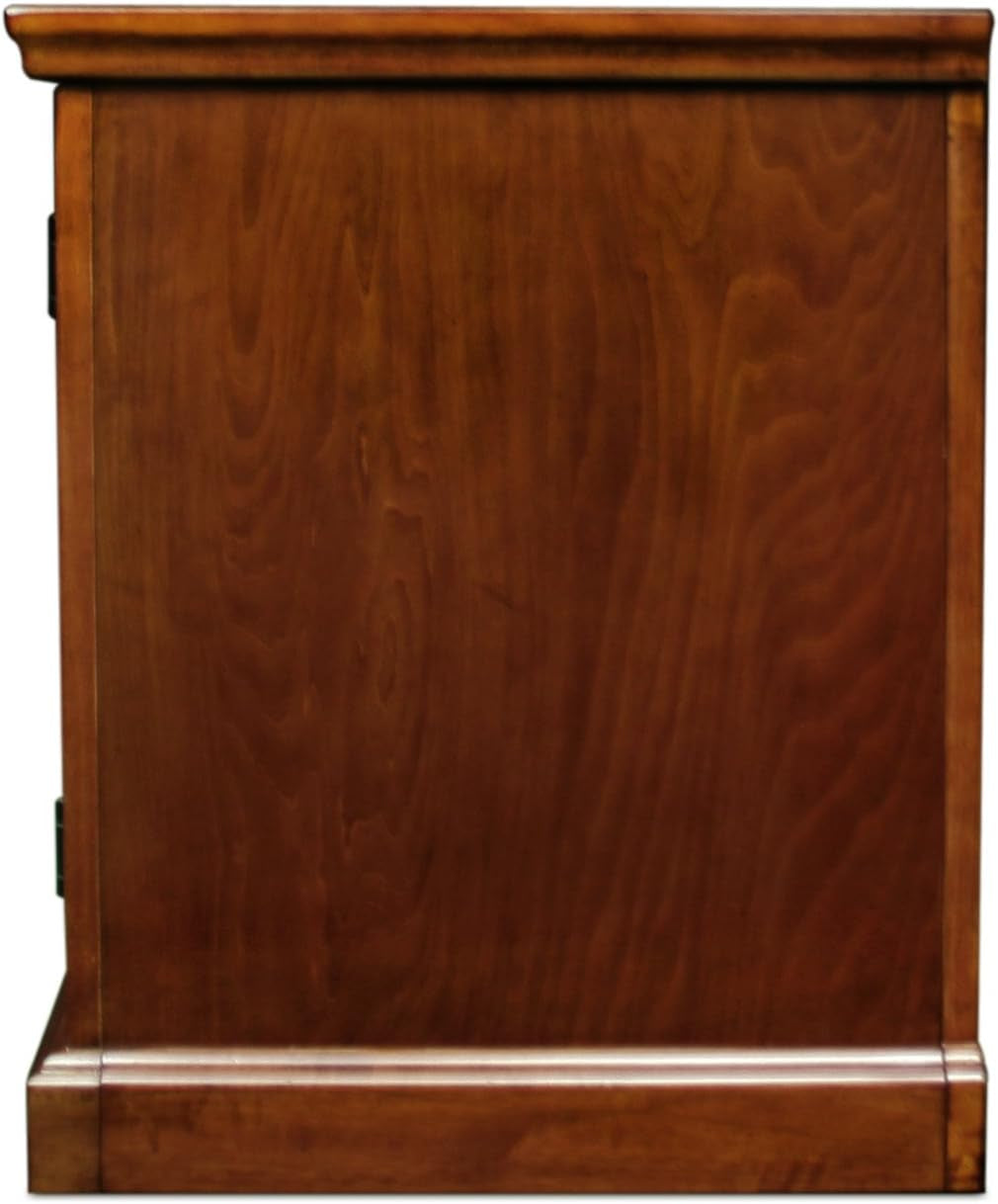 87360 TV Stand with Enclosed Storage for 65" Tv'S, Westwood Brown Cherry-2