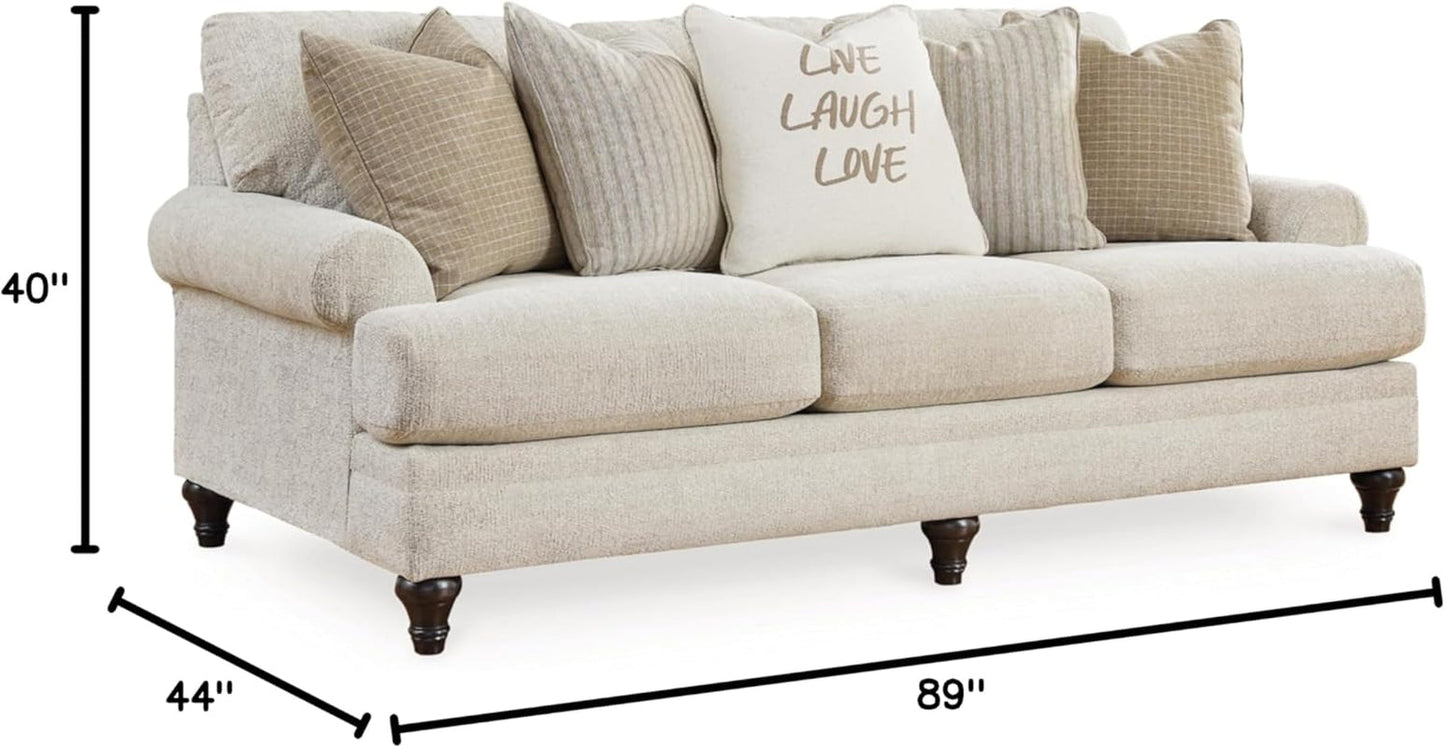 Valerani Classic Sofa for Living Room, Beige-2