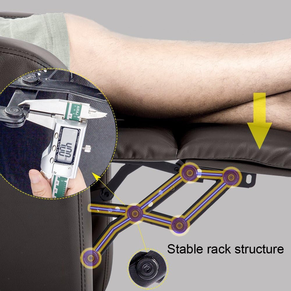 Recliner Chair for Living Room Recliner Sofa Wingback Chair Home Theater Seating Single Sofa Arm Chair Accent Chair Modern Reclining Chair Easy Lounge-1