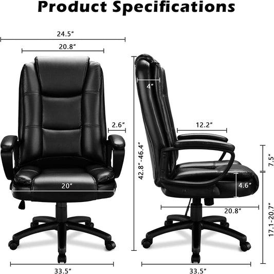 Ergonomic Executive Chair with Lumbar Support-1