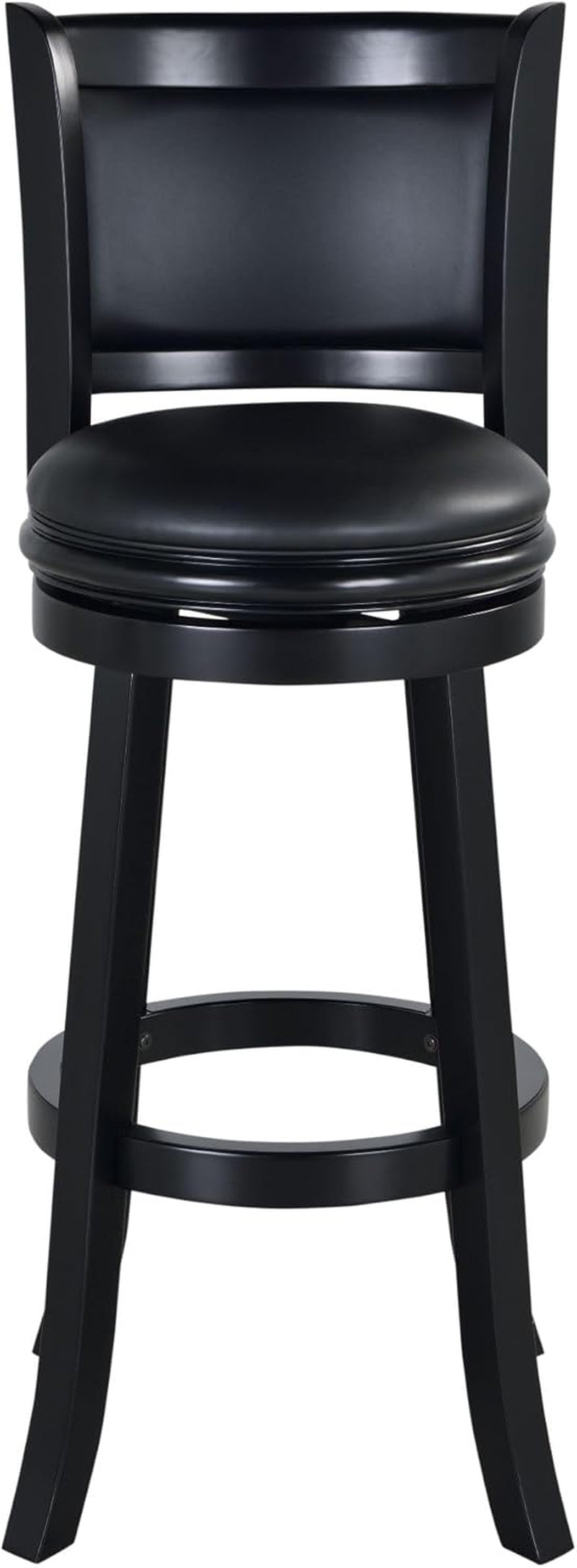 Augusta Extra Tall Swivel Bar Stool, 34-Inch, Black-2