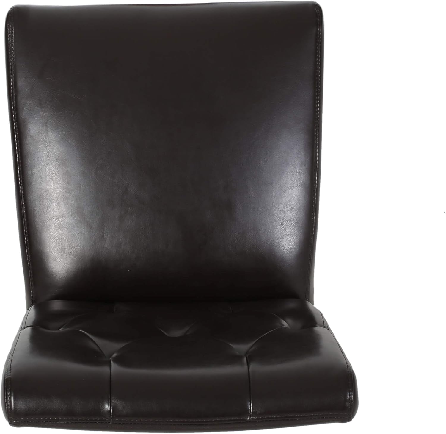 Gentry Bonded Leather Dining Chairs, 2-Pcs Set, Chocolate Brown-4