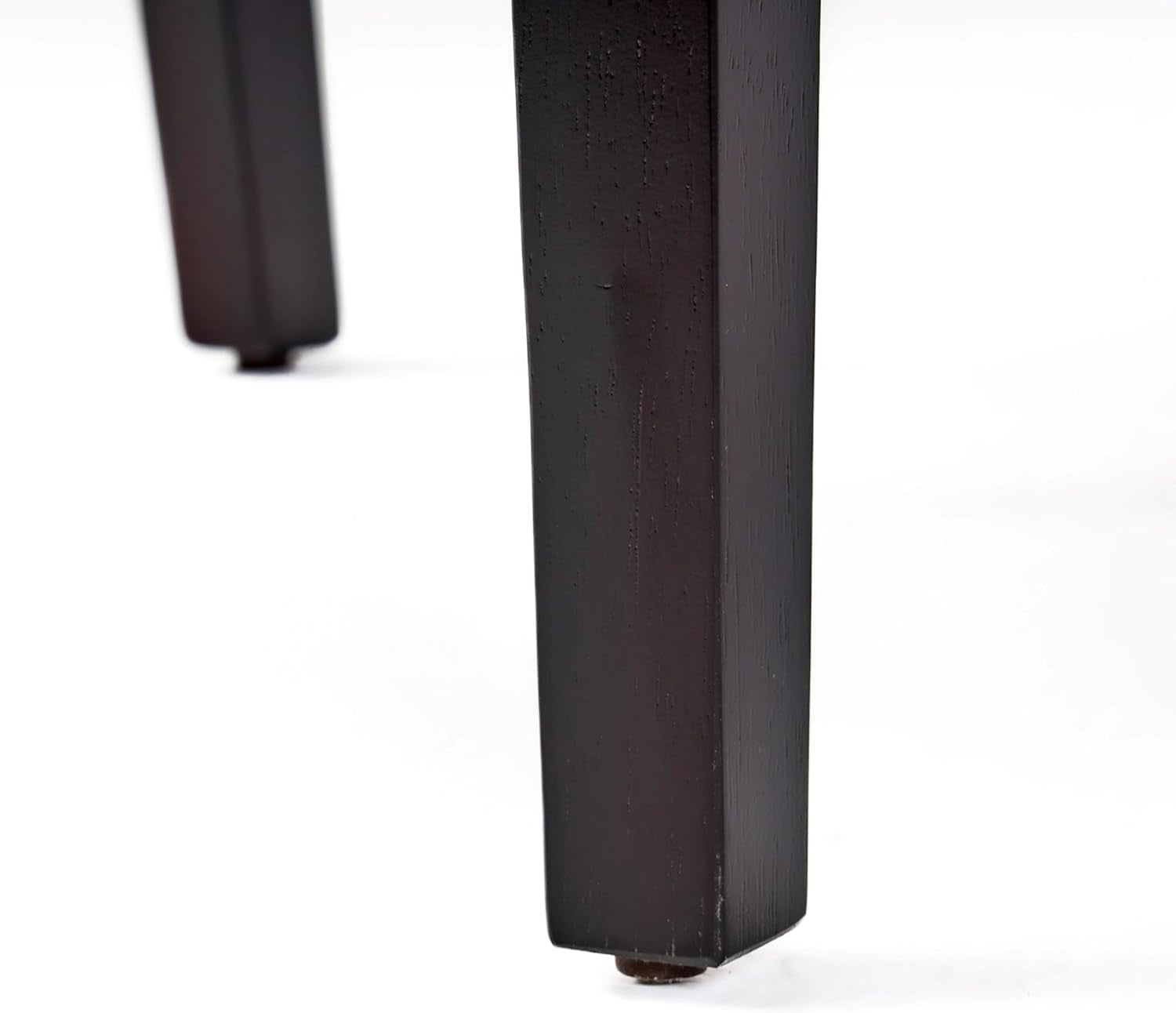 Evangeline Contemporary Fabric Dining Chairs (Set of 4), 17.5D X 26.75W X 39H Inch, Light Beige with Blue Floral, Espresso-4