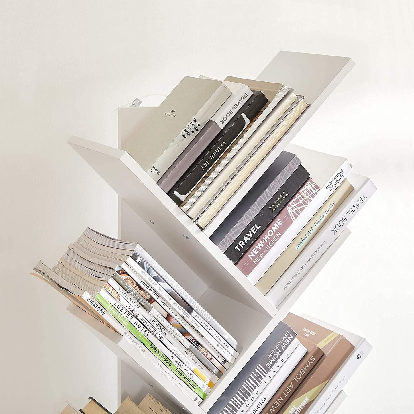 8-Tier Tree Bookshelf for Small Spaces-4