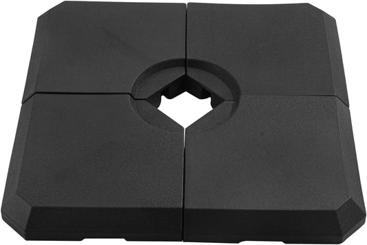 317lb Offset Umbrella Base Weights 4-Piece Black-1