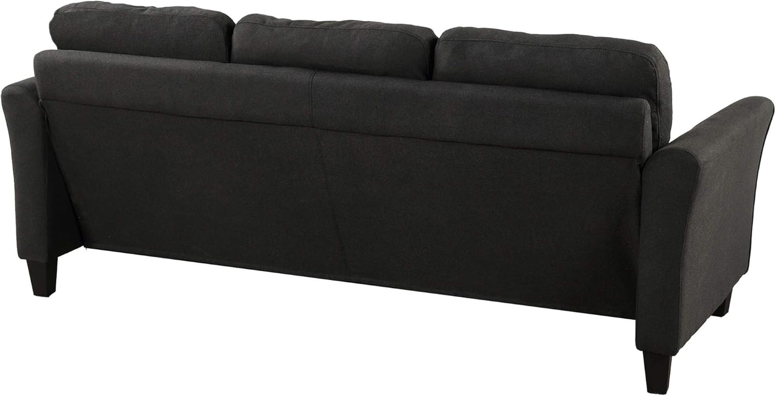 3 Piece Comfy Living Room Sofa Sets,Modern Polyester-Blend Upholstered 80" W Three Seater Sofa & 55.3" W Loveseat Couch and 32.7" W Singel Armchair for Bedroom, Small Space, Apartment, Office-3