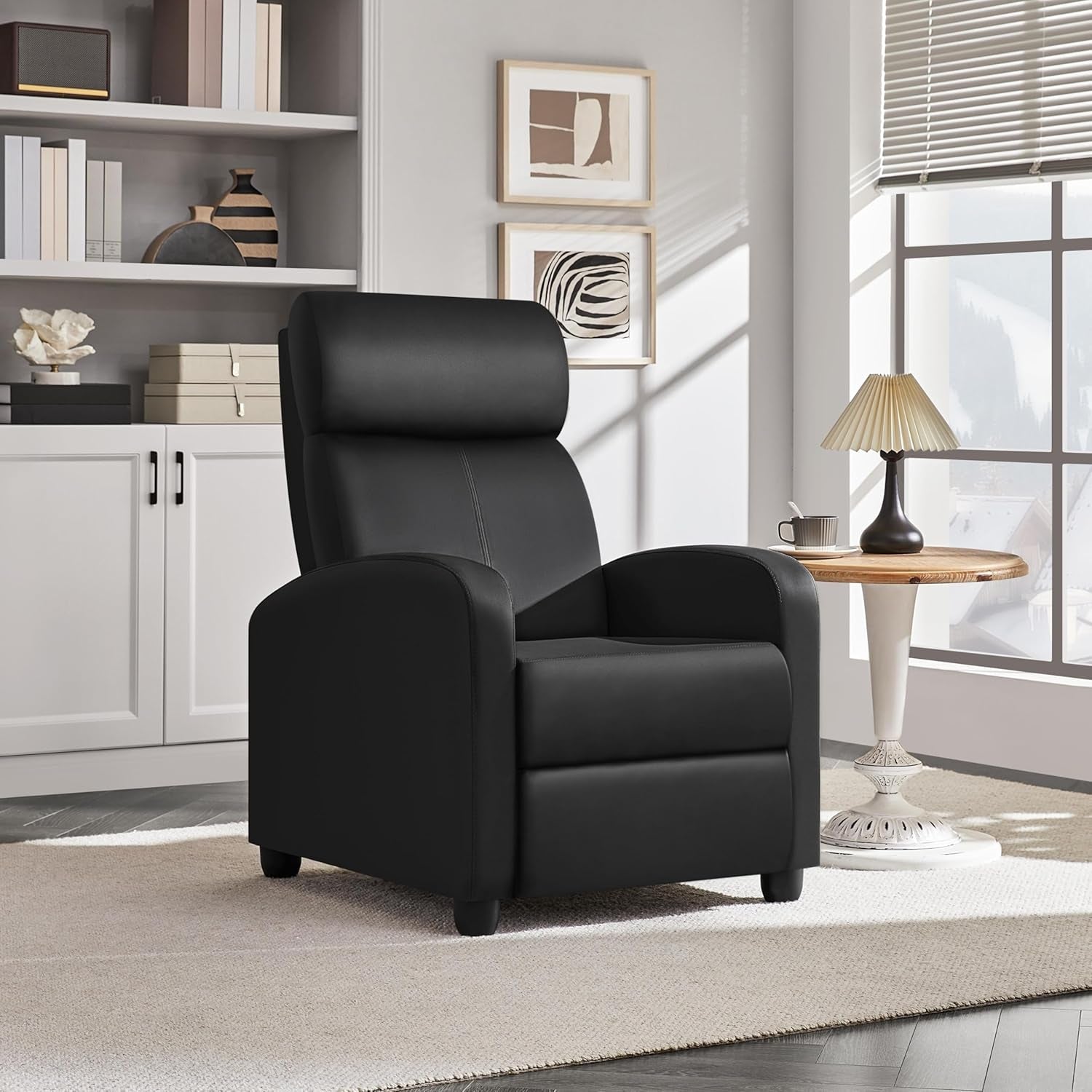Modern Recliner Sofa with Lumbar Support-1